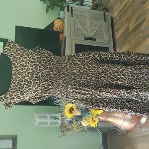 Kate Spade Leopard Dress Size L